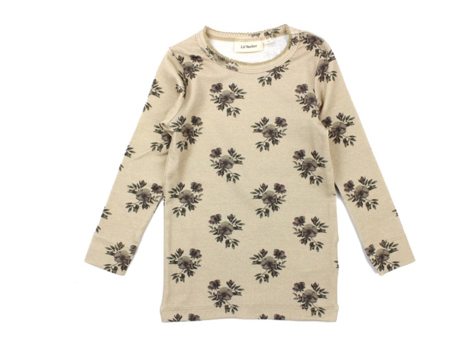 Tweens Lil Atelier Tops | Lil Atelier Top Warm Sand Print