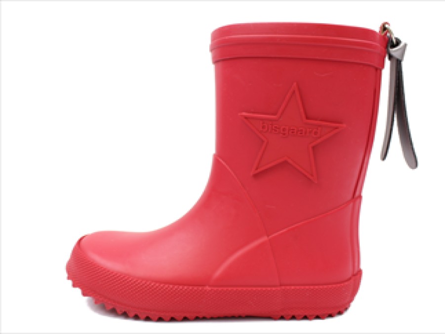 Baby Bisgaard Rubber Boots | Bisgaard Rubber Boot Star Red