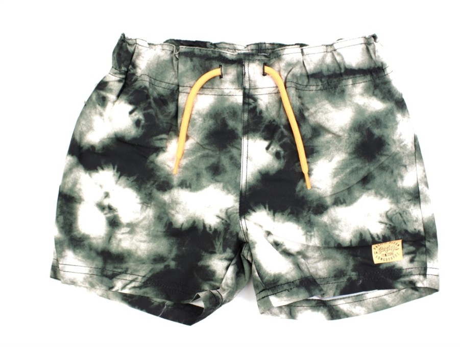 Baby Name It Swimwear | Name It Black Swimming Shorts Tie Dye