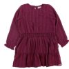 Tweens Creamie Dresses | Creamie Dress Chiffon Checks Fig