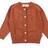 Baby Petit Piao Cardigans | Petit Piao Cardigan Copper Brown