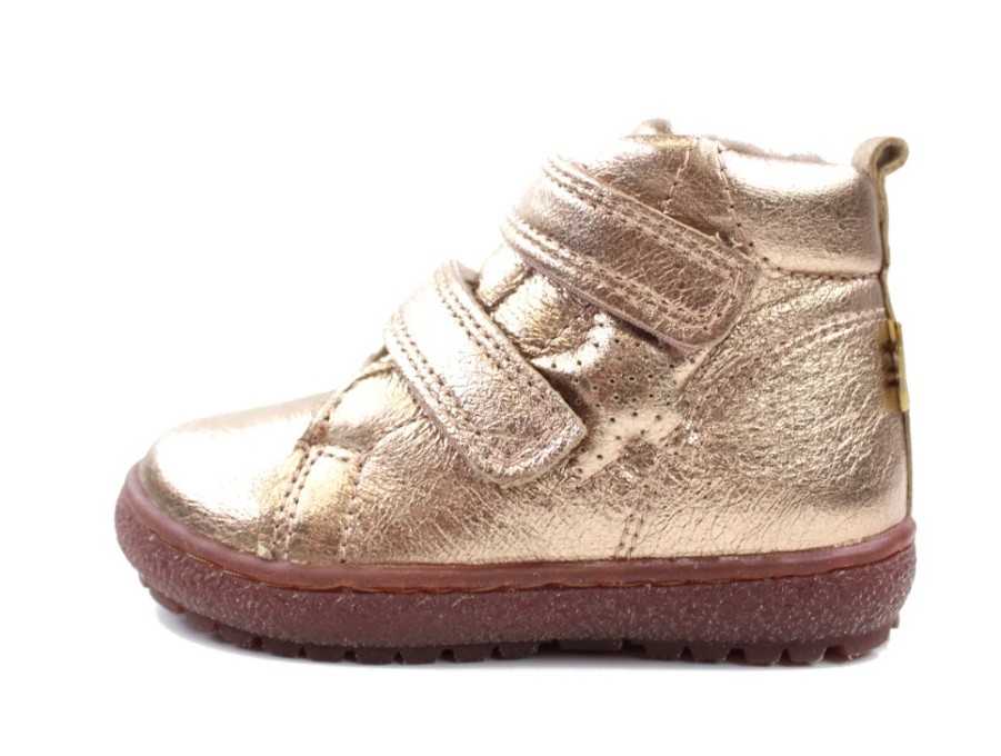 Baby Bisgaard Winter Boots | Bisgaard Winter Toddler Shoe Eli Platin With Velcro And Tex