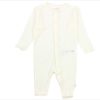 Baby Joha Bodysuits And Jumpsuits | Joha Natural Jumpsuit Merino Wool/Silk With Lace