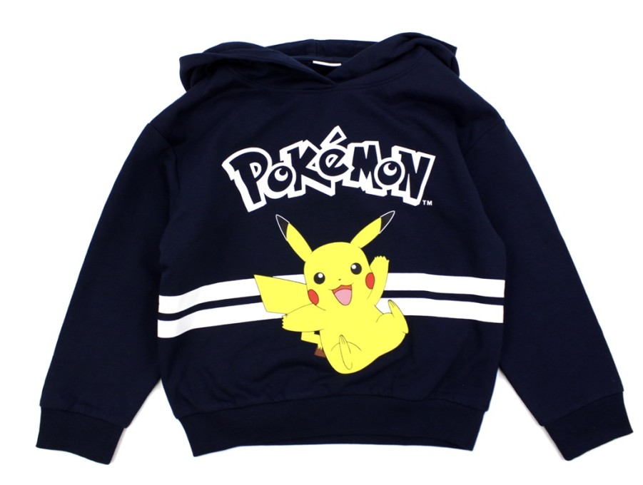 Tweens Name It Blouses And Knitwear | Name It Dark Sapphire Sweatshirt Pokemon