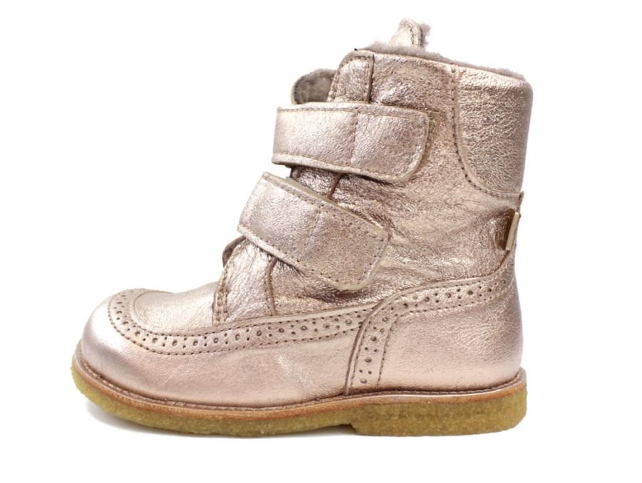 Baby Bisgaard Winter Boots | Bisgaard Winter Boot Elba Platin With Velcro And Tex