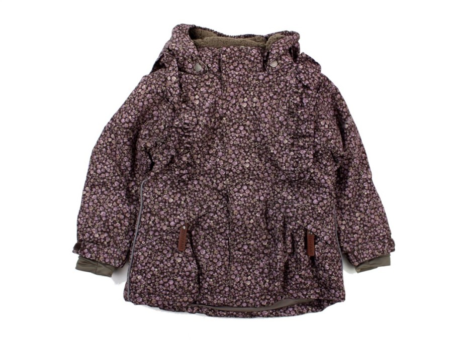 Baby En Fant Winter Jackets | En Fant Winter Jacket Coffee Bean Flower