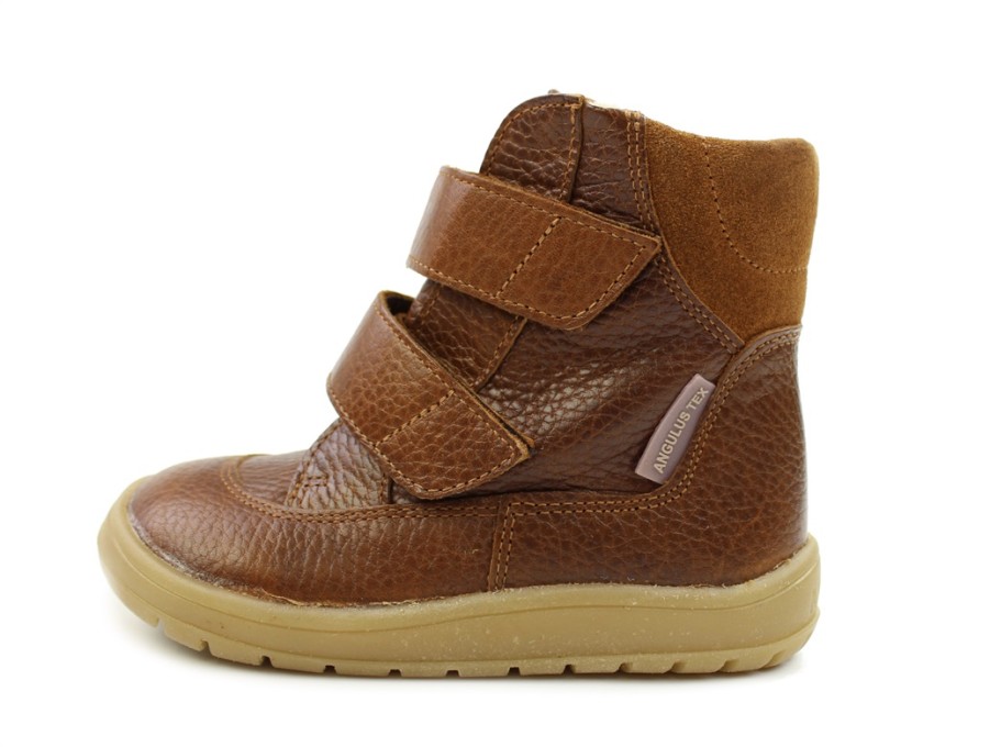 Baby Angulus Winter Boots | Angulus Cognac Winter Boot With Tex