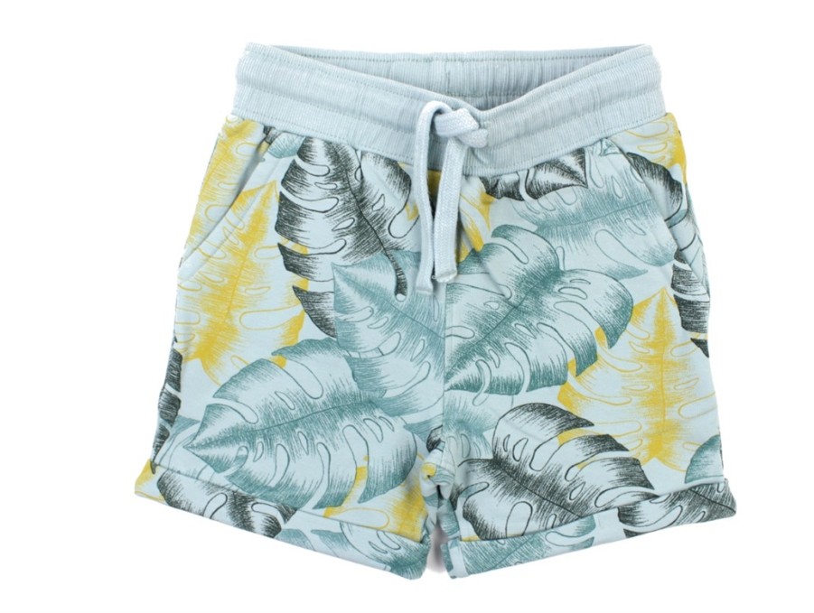 Baby En Fant Shorts | En Fant Shorts Gray Mist Print