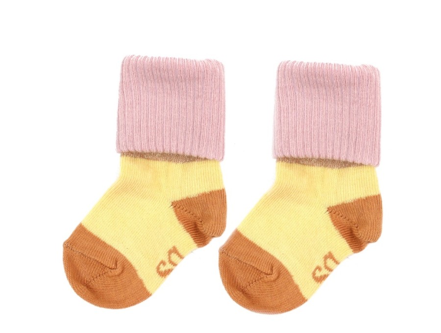 Baby Soft Gallery Socks | Mp/Soft Gallery Socks Cotton Beige Blockcolor (3-Pack)