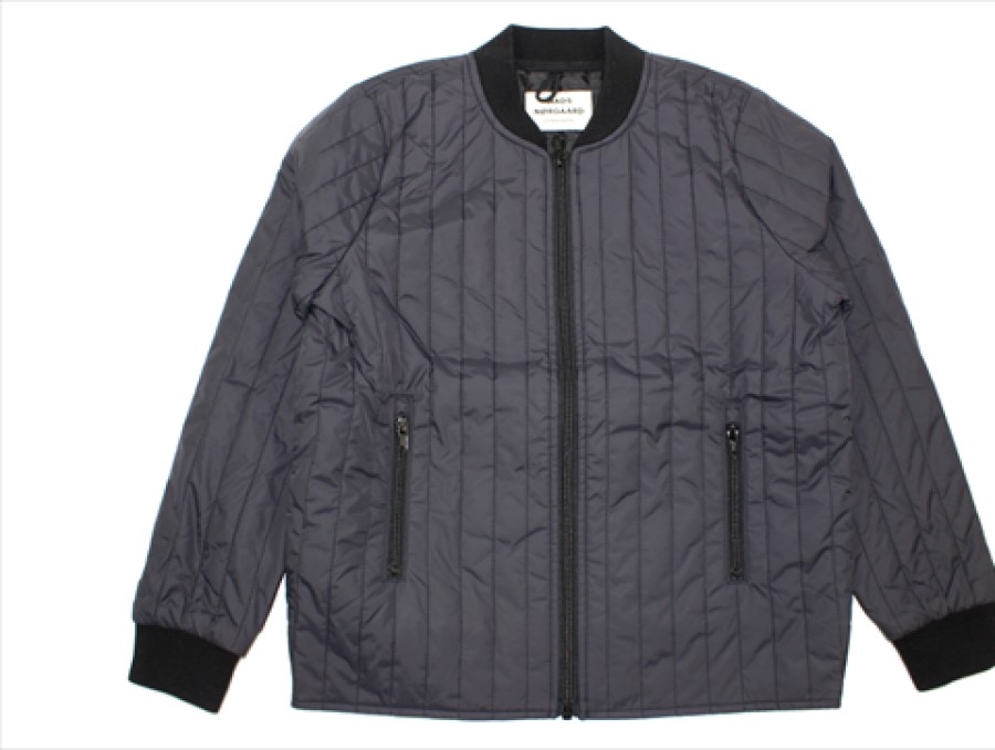 Kids Mads Nørgaard Transition Jackets | Mads Norgaard Thermal Jacket Januno Quilt Obsidian