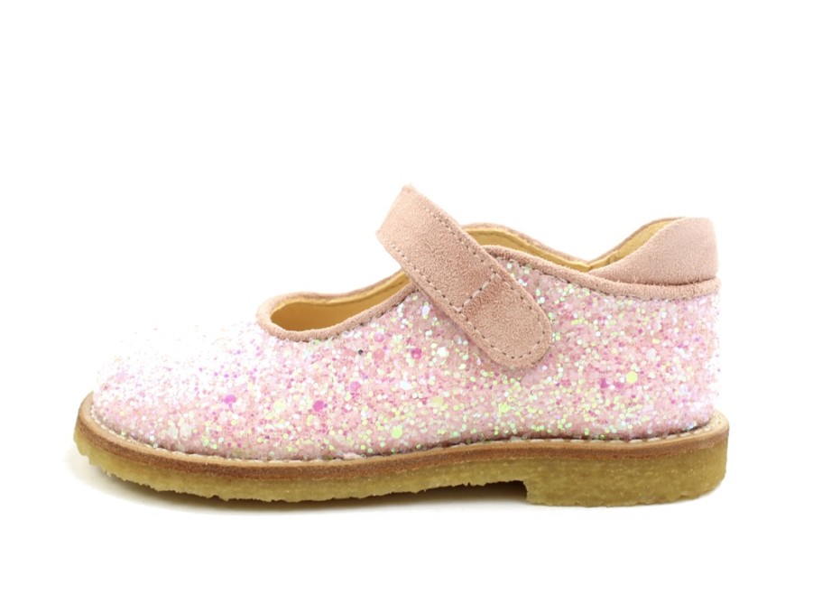 Baby Angulus Shoes And Sneakers | Angulus Rosa Toddler Shoe Glitter