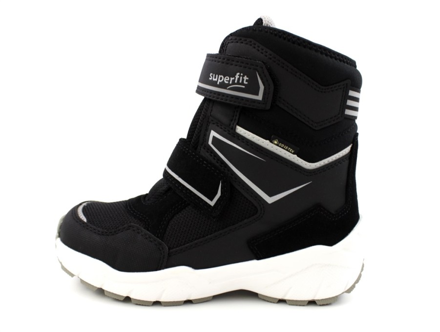 Tweens Superfit Winter Boots | Superfit Black/Gray Winter Boot Culusuk With Gore-Tex