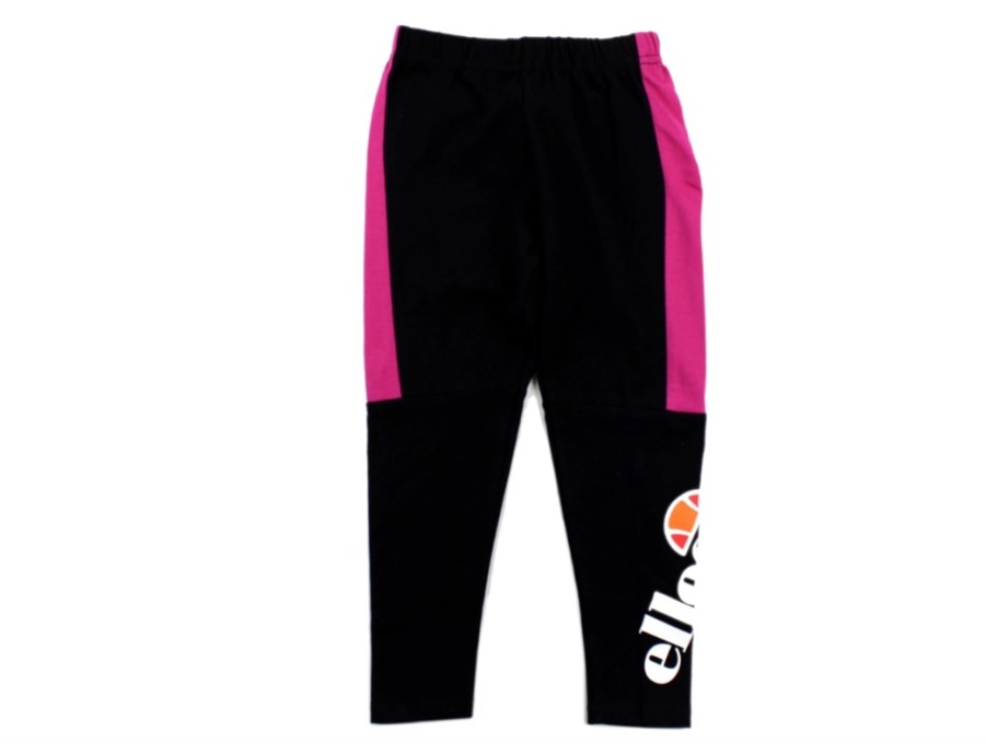 Tweens Ellesse Pants And Leggings | Ellesse Legging Esmio Black/Pink