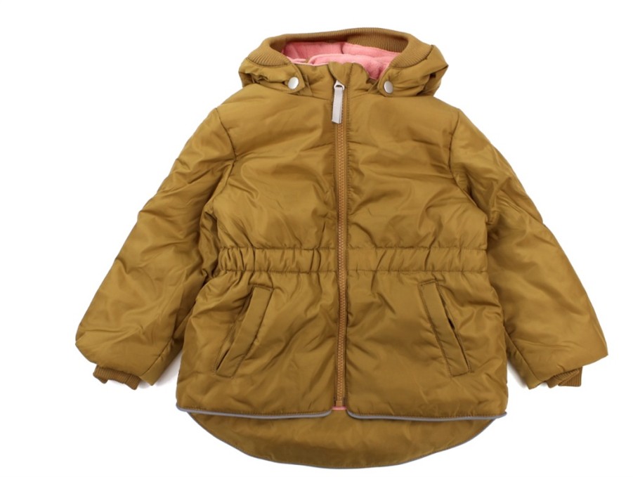 Baby Noa Noa Miniature Winter Jackets | Noa Noa Miniature Winter Jacket Juliet Golden Brown