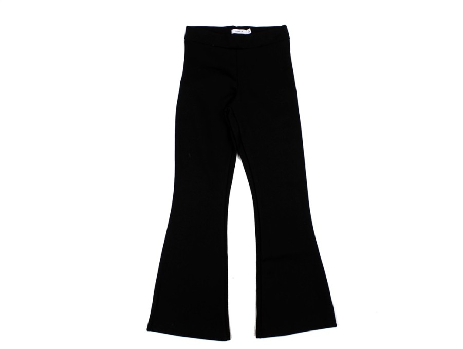 Kids Name It Pants And Leggings | Name It Black Bootcut Trousers