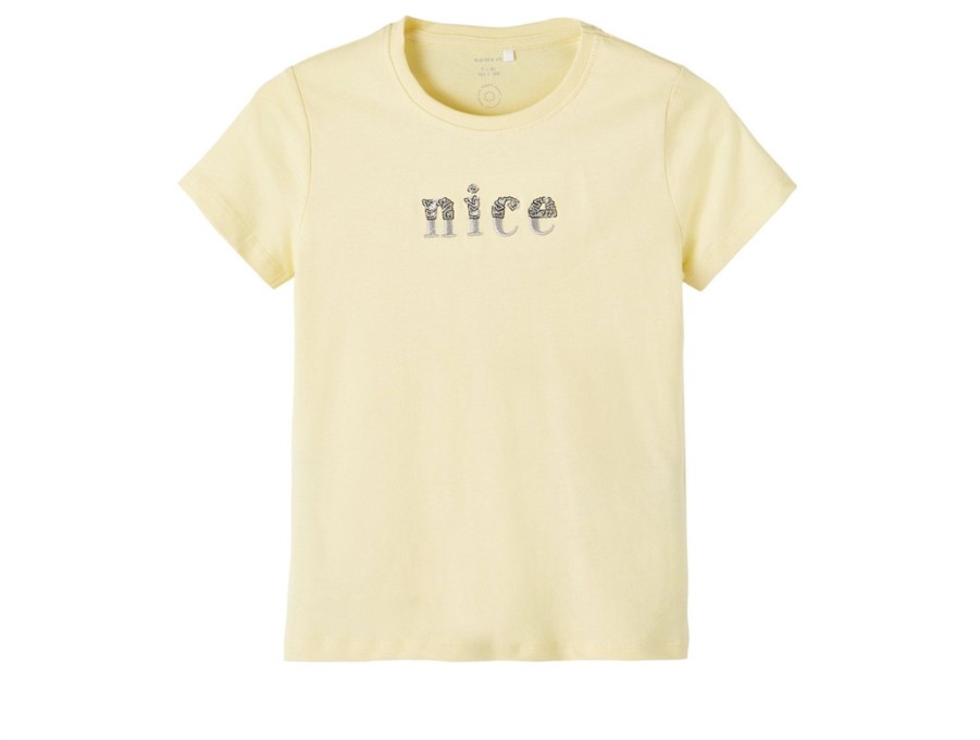 Tweens Name It Tops | Name It Double Cream Top Sequins