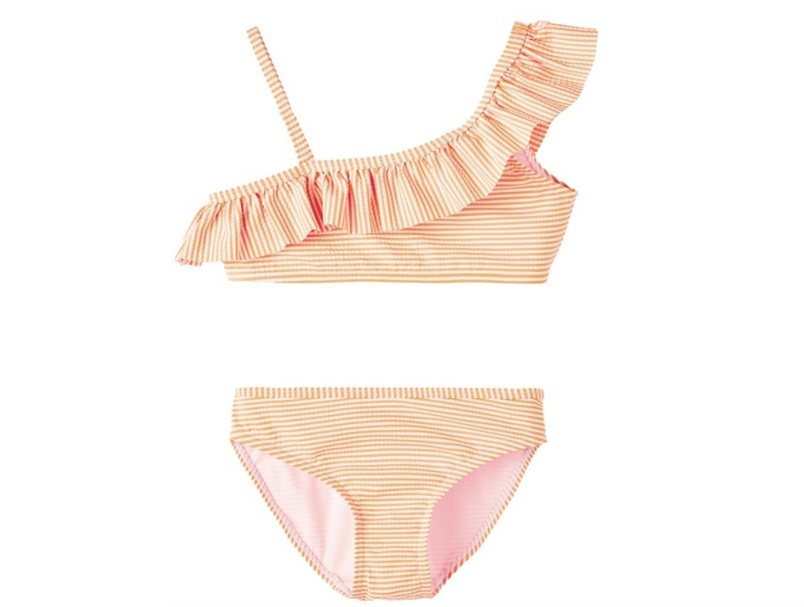 Baby Name It Swimwear | Name It Orange Pop Bikini Neon