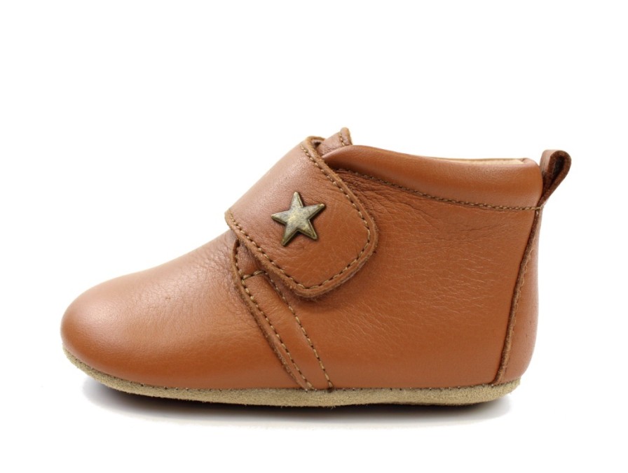 Baby Bisgaard Slippers | Bisgaard Slipper Cognac Star