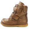 Baby Bisgaard Winter Boots | Bisgaard Winter Boot Elba Bronze With Velcro And Tex