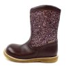 Baby Angulus Winter Boots | Angulus Bordeaux Multi Glitter Winter Boot With Tex