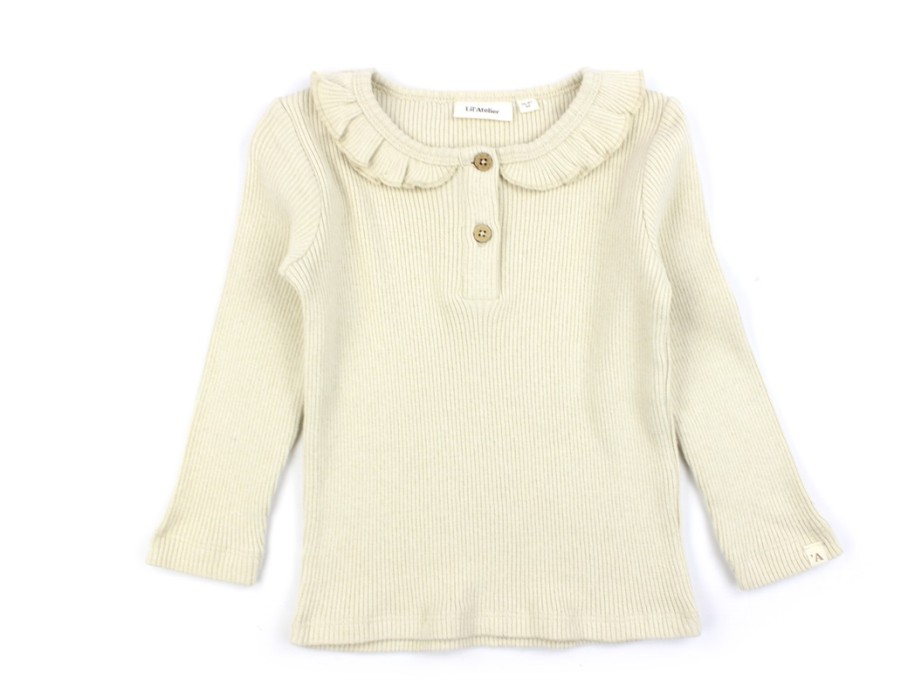 Baby Lil Atelier Blouses And Knitwear | Lil Atelier Wood Ash Ruffle Top