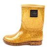 Tweens Petit by Sofie Schnoor Rubber Boots | Petit By Sofie Schnoor Rubber Boot Gold Glitter