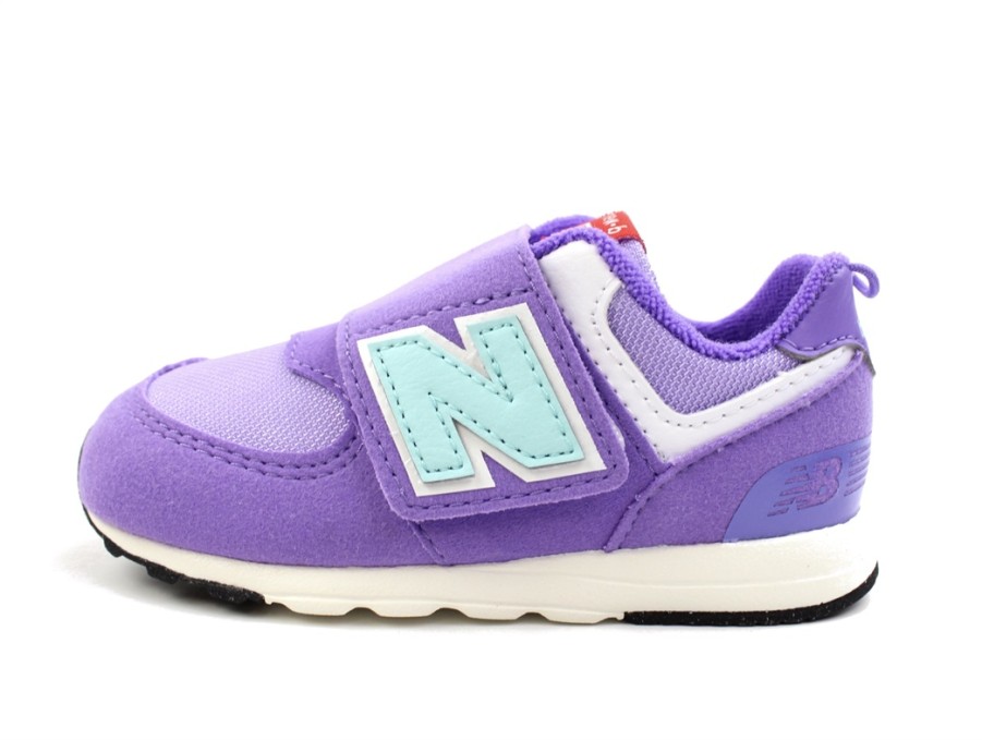 Baby New Balance Shoes And Sneakers | New Balance Violet Crush/Bright Cyan Sneaker