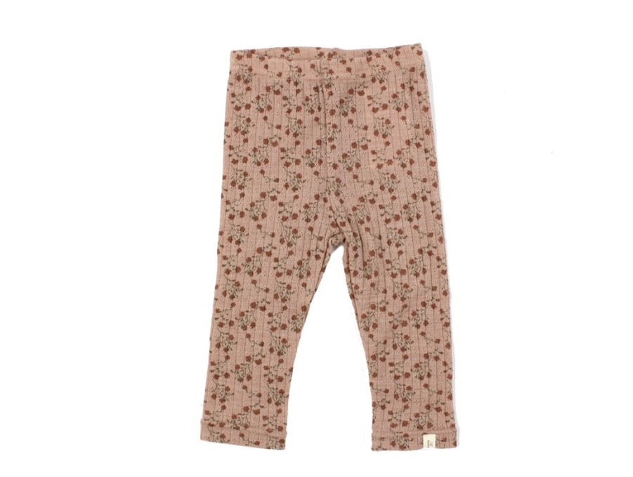 Baby Lil Atelier Pants And Leggings | Lil Atelier Roebuck Printed Leggings Merino Wool