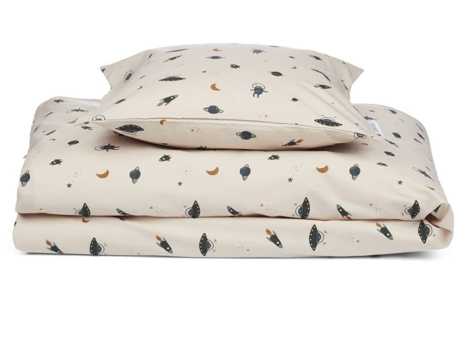 Baby Liewood Organic Cotton | Liewood Space Sandy Mix Bedding Ingeborg Junior