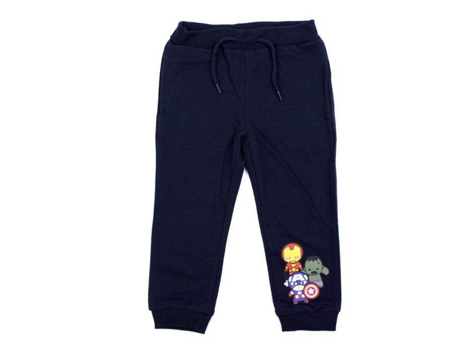 Kids Name It Pants And Leggings | Name It Dark Sapphire Sweatpants Marvel