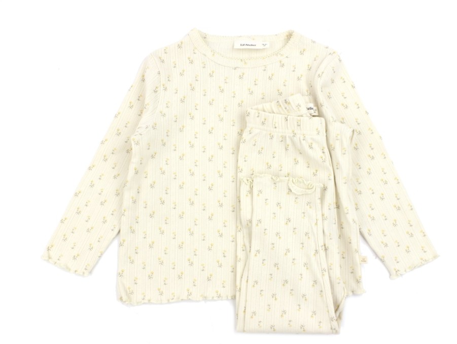 Kids Lil Atelier Underwear And Sleepwear | Lil Atelier Turtledove Pyjamas Print