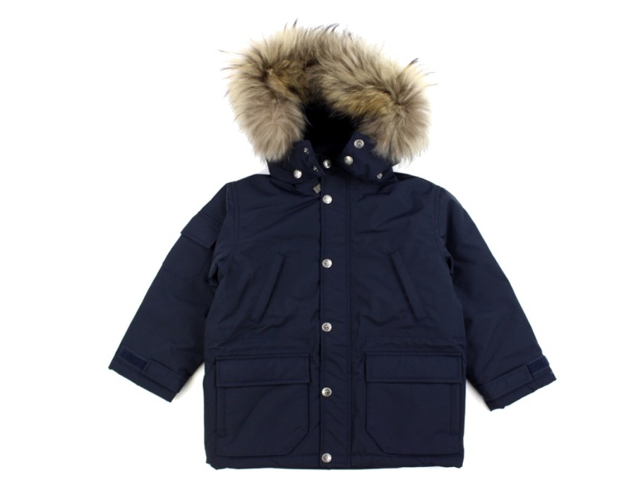 Kids Ver de Terre Winter Jackets | Ver De Terre Navy Winter Jacket Nordic