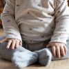 Baby GoBabyGo Tights | Gobabygo Grey Melange Crawl Tights Merino Wool