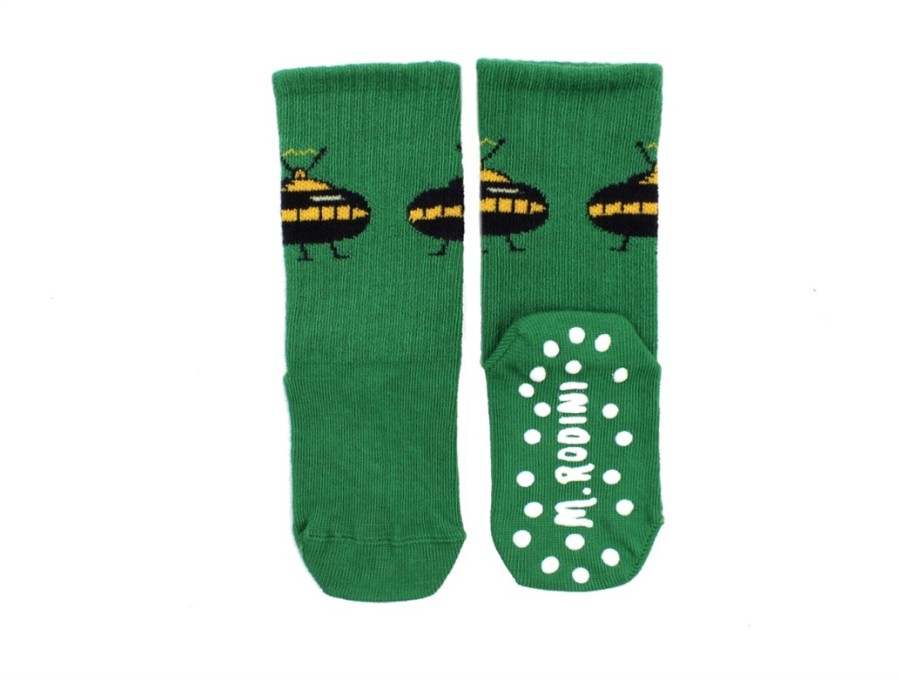 Baby Mini Rodini Socks | Mini Rodini Socks Green Ufo