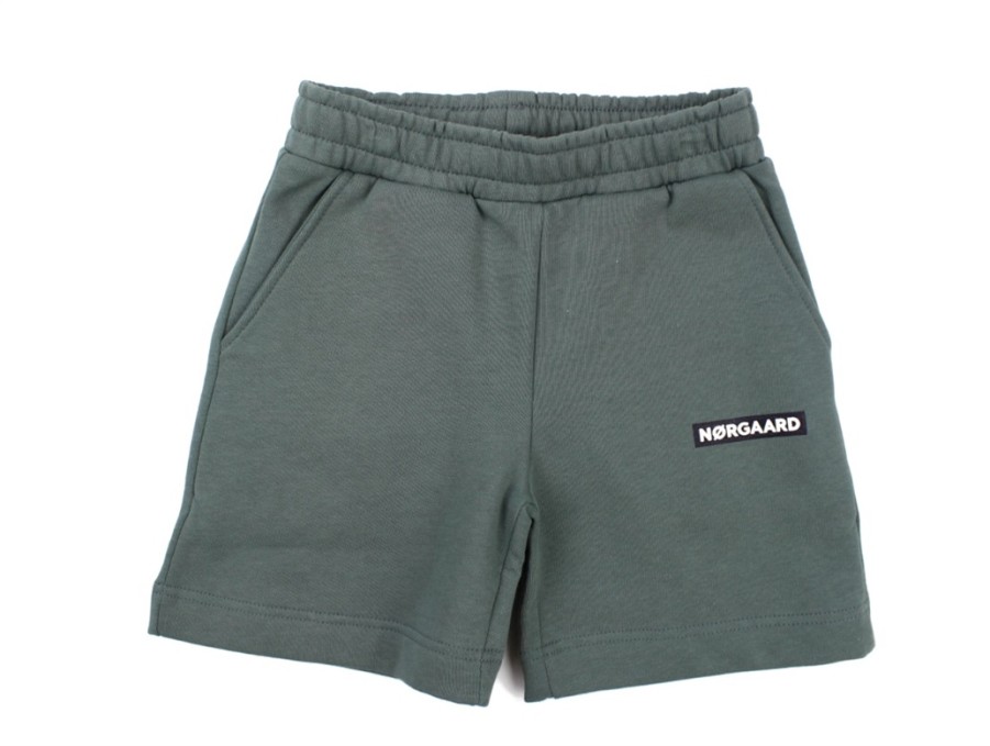 Kids Mads Nørgaard Shorts | Mads Norgaard Sweatshorts Porsulano Balsam Green