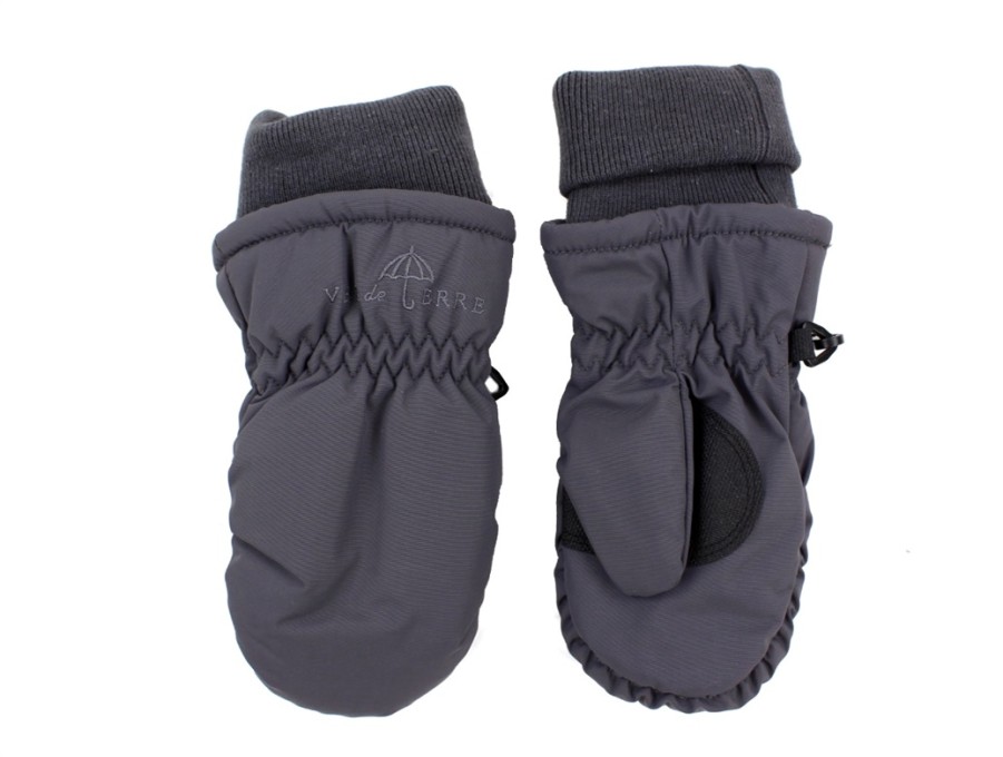 Baby Ver de Terre Gloves | Ver De Terre Anthracite Mittens