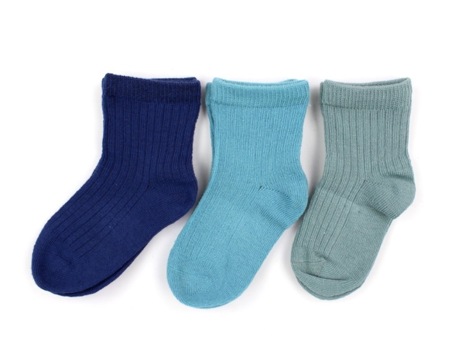 Baby Noa Noa Miniature Socks | Noa Noa Miniature Socks Blue Art Multicolour (3-Pack)