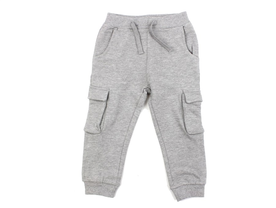 Kids Name It Pants And Leggings | Name It Grey Melange Sweatpants