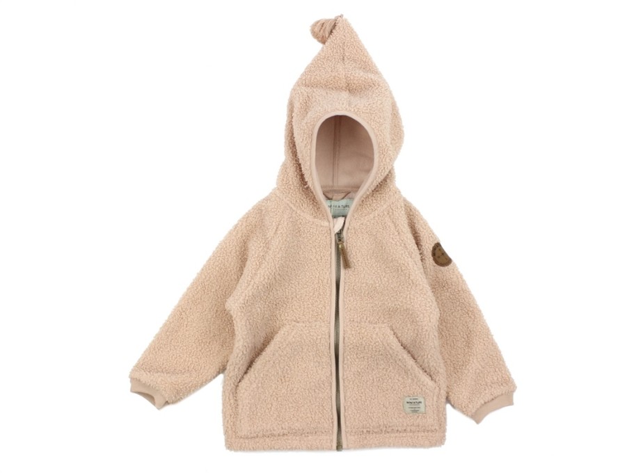 Baby Mini A Ture Thermal Wear And Fleece | Mini A Ture Rose Dust Fleece Jacket Liff