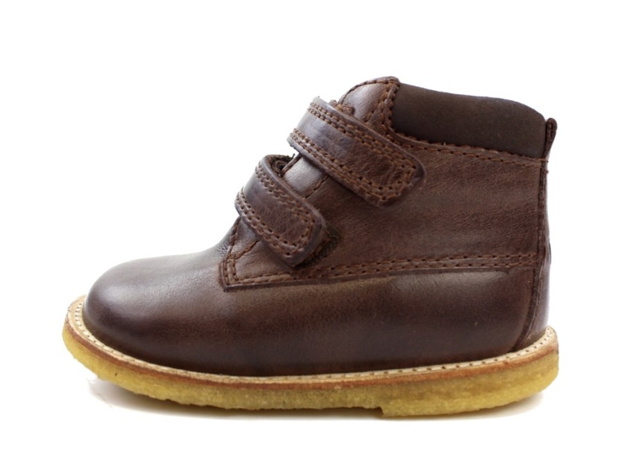 Baby Arauto RAP Winter Boots | Arauto Rap Dark Brown Java Winter Boot Basse With Velcro And Tex