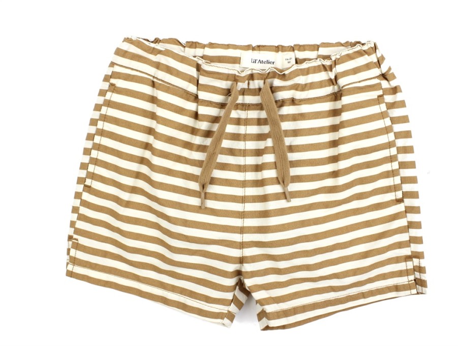 Baby Lil Atelier Swimwear | Lil Atelier Chipmunk Swimming Shorts Stripes