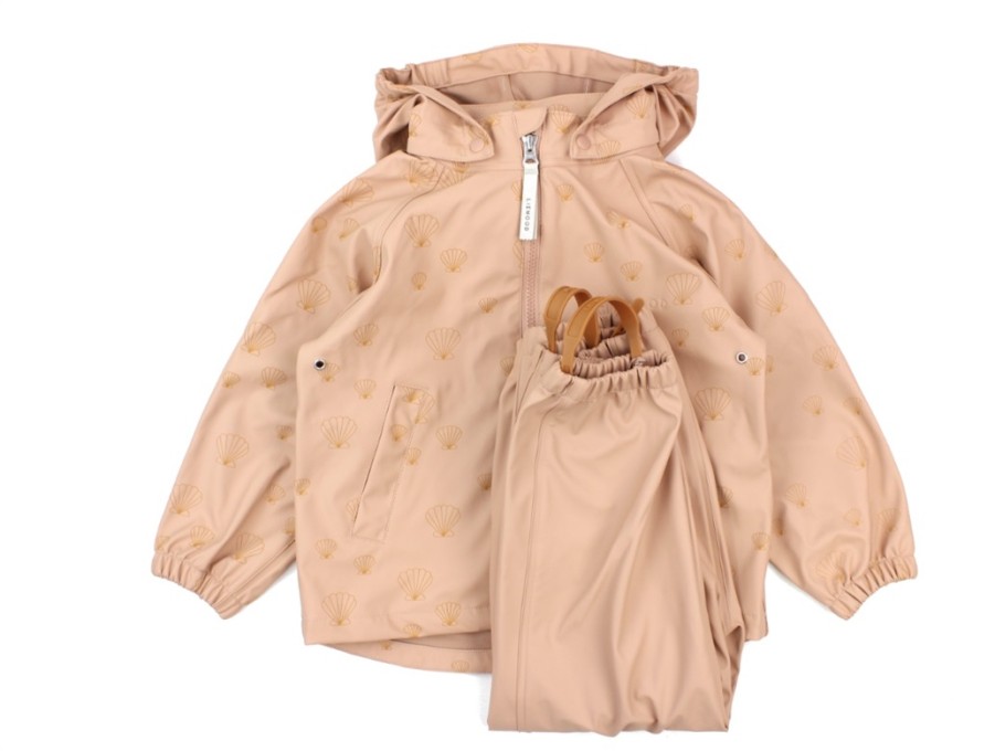 Kids Liewood Rainwear | Liewood Moby Seashell Pale Tuscany Rainwear