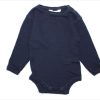 Baby Joha Bodysuits And Jumpsuits | Joha Marine Blue Bodysuit Merino Wool