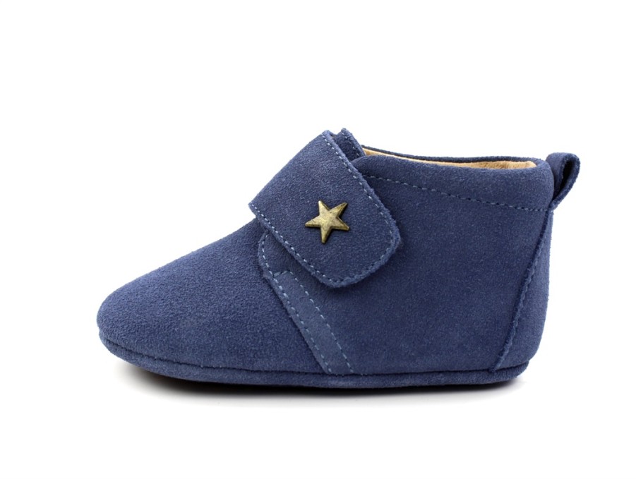 Baby Bisgaard Slippers | Bisgaard Slippers Blue With Star