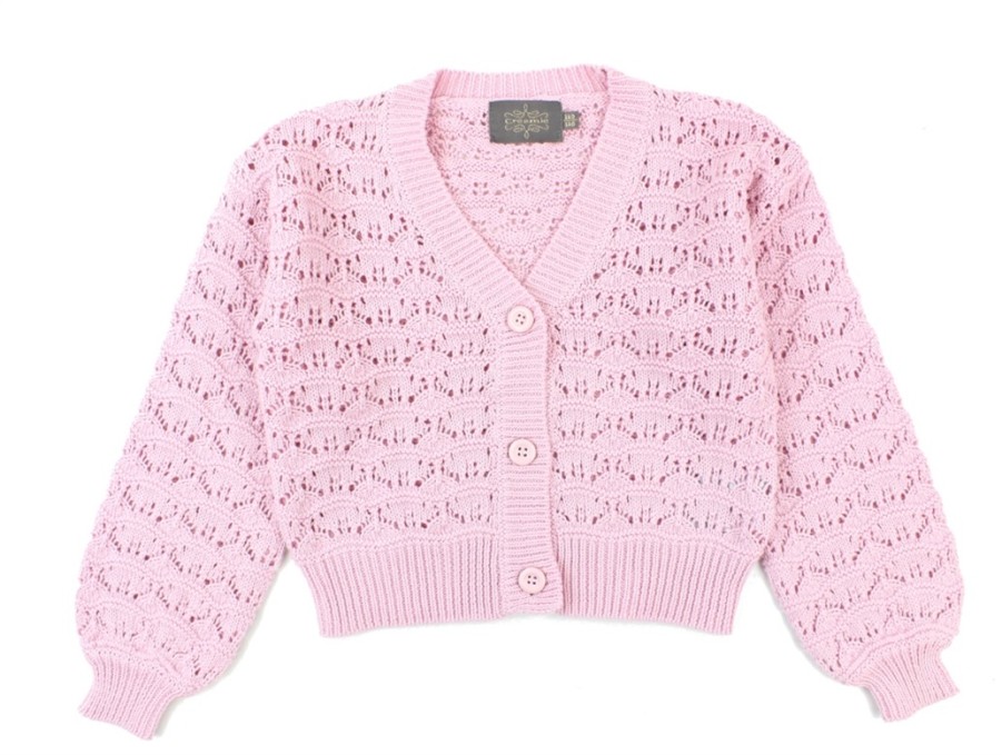 Kids Creamie Cardigans | Creamie Cardigan Pink Lady