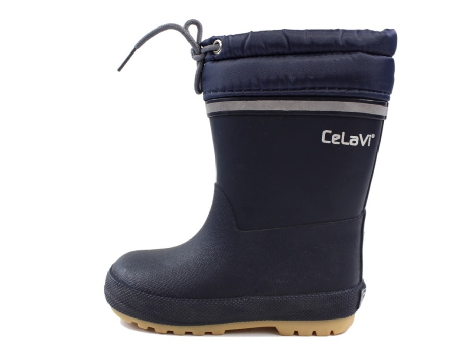 Baby Celavi Thermal Boots And Winter Rubber Boots | Celavi Winter Rubber Boot Dark Navy