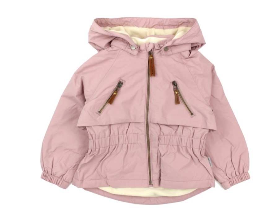 Kids Mini A Ture Transition Jackets | Mini A Ture Transition Jacket Algea Fleece Pale Woodrose