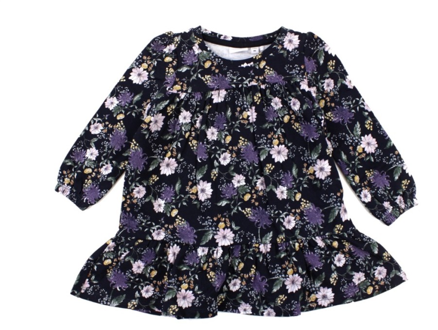 Baby Name It Dresses | Name It Dress Dark Sapphire Flowers