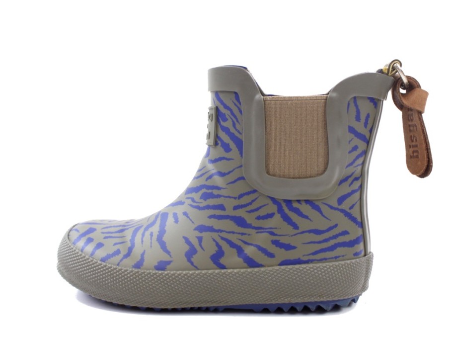 Baby Bisgaard Rubber Boots | Bisgaard/Soft Gallery Rubber Boot Blue/Gray Print