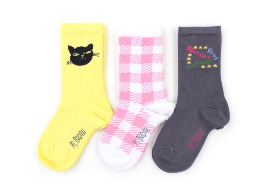 Baby Mini Rodini Socks | Mini Rodini Socks Past Present Future (3-Pack)